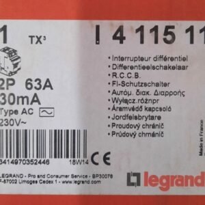 CIRCUIT BREAKER, RCCB, 2 POLE, 30MA