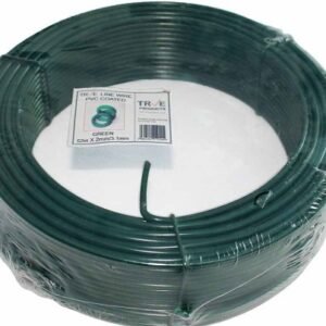 FENCING, WIRE, (TENSION WIRE), PVC, GREEN, 16 GAGE