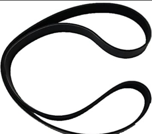 BELT, V, 8 RIBS, RUBBER, 58.5 INCHES