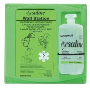BOTTLE, EYE WASH STATION, w/SOLUTION AND MOUNTED HOLDER, 16 OZ
