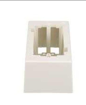 RACEWAY, NONMETALLIC, SURFACE, LOW VOLTAGE, SINGLE GANG