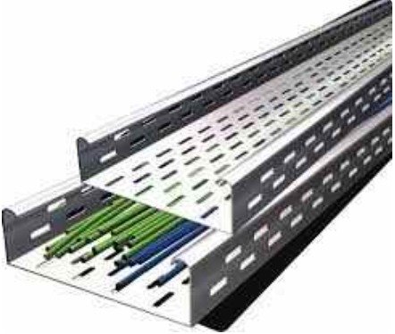 RACEWAY, METALLIC, (CABLE TRUNKING)
