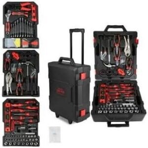 TOOL KIT, GENERAL MECHANIC'S, W/ ROLLING TOOLBOX