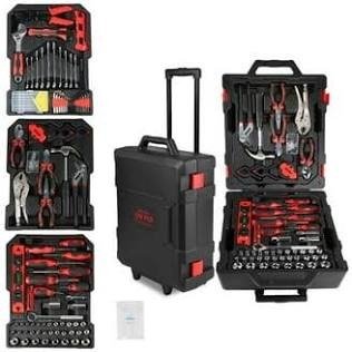 TOOL KIT, GENERAL MECHANIC'S, W/ ROLLING TOOLBOX