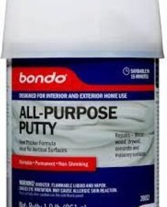 PUTTY, MULTI PURPOSE, PLASTIC, GRAY, 1-QUART