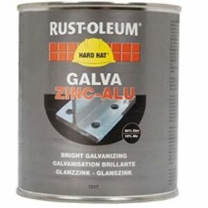 PAINT, ENAMEL, BRIGHT GALVANIZING, SILVERY, 1 KG