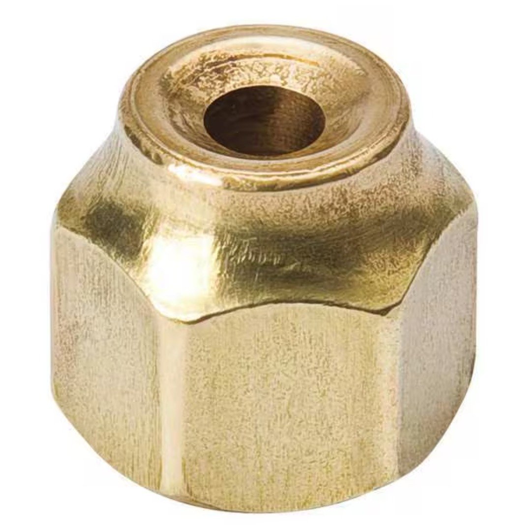 NUT, FLARE, 700 PSI, BRASS