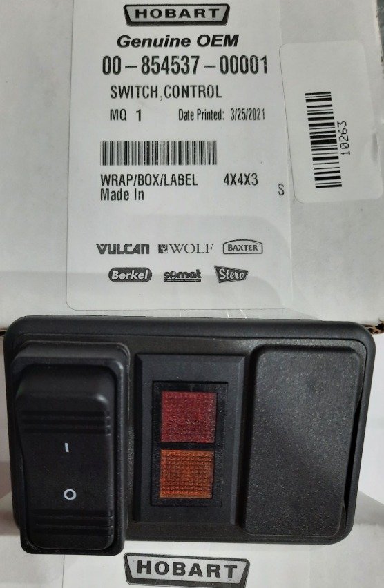 CONTROL, ROTARY SWITCH, MANUAL, BLACK, 5.75 X 5.45 X 4.55 INCHES