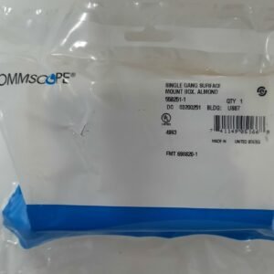 SURFACE BOX, AMP NETCONNECT, 1 PORT