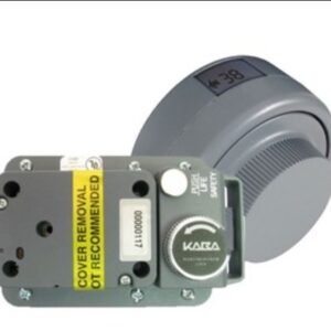 LOCK SET, HIGH SECURITY, DOOR, W/ #2 STRIKE, BLACK, MANUFACTURER: KABA MAS LLC,