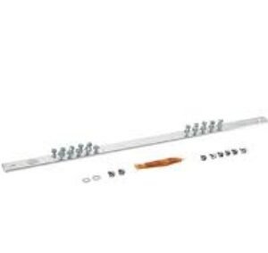 PLATE, ELECTRICAL GROUNDING (BUS BAR), TIN-PLATED, 19 INCHES
