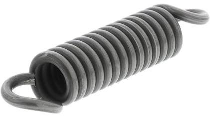 SPRING, HELICAL, EXTENSION, STEEL, BLACK