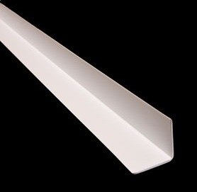BRACKET, ANGLE, WALL LINER PANEL, OUTSIDE, FRP, WHITE, 120 INCH