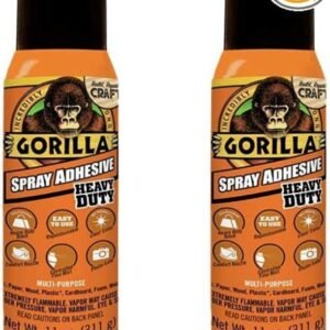 ADHESIVE, SPRAY, AEROSOL, MULTI-PURPOSE, LIQUID, CLEAR, 11 OZ