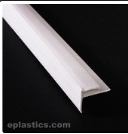 COVER, WALL LINER PANEL, OUTSIDE CORNER, FRP, WHITE, 96 INCH