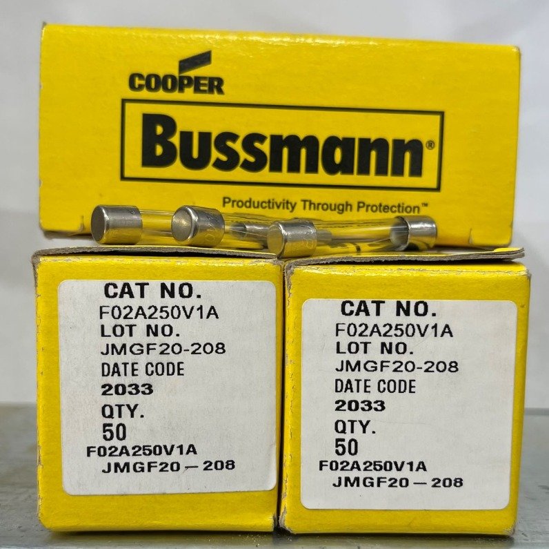 FUSE, CARTRIDGE, TUBE TYPE, GLASS, 1A,250V