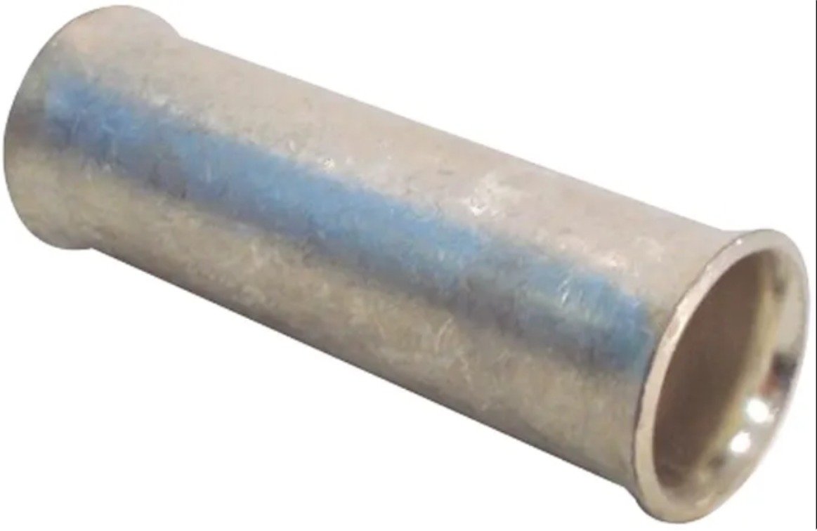 SPLICE CONNECTOR, BUTT WIRE, TIN, COPPER, 16 X 39 MM