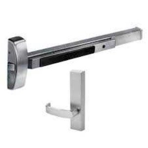 LOCK EXIT DEVICE, SATIN STAINLESS STEEL