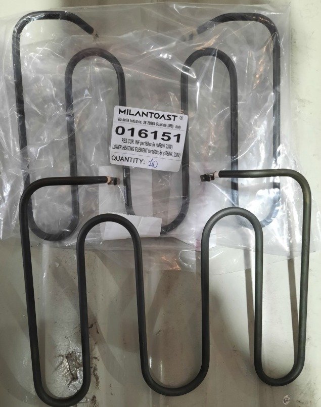 HEATING ELEMENT, ELECTRICAL, BOTTOM-SIDE, GRILL, 230V,