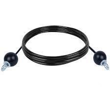 CABLE, ISOTONIC, LEG PRESS, PLASTIC, BLACK