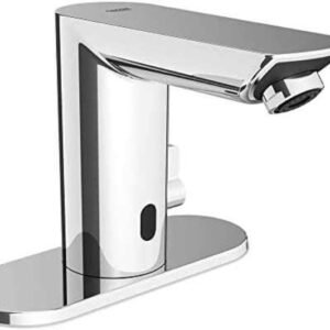 FAUCET,ELECTONIC,TOUCHLESS,W/TEMPERATURE CONTOL LEVER, BATTERY POWERED