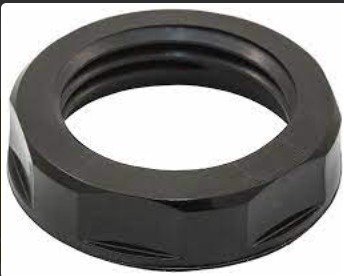 CONNECTOR, CORD, NON-METALLIC, NYLON, LOCKNUT, 3/4 INCH