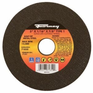 WHEEL, ABRASIVE, ALUMINUM OXIDE, 12,225 RPM,