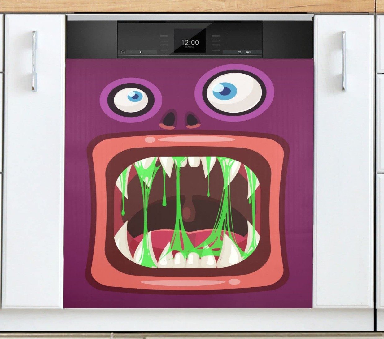 Creepy Kitchen Refrigerator Door Decoration,
