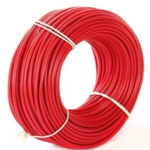 WIRE, ELECTRICAL, RED, 1 CORE, 6 MM2, MANUFACTURER: GULF CABLE, MODEL: BS6004,
