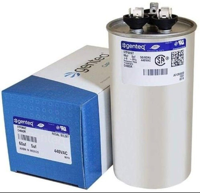 CAPACITOR, FIXED, 440V, 50/60 HZ, 60/5 MFD