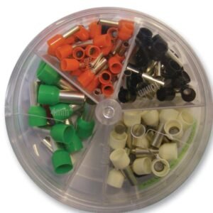 FERRULE KIT, ELECTRICAL CONDUCTOR, INSULATED, 4 TYPE, 600V, 4MM TO 16 MM