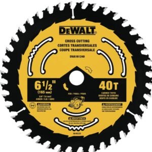 BLADE, CIRCULAR SAW, WOOD, CROSS CUTTING, 7000RPM, 6-1/2 INCHES