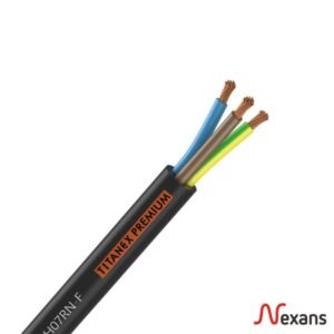 CABLE, POWER, ELECTRICAL, H07RN-F, BLACK, 1 CORE
