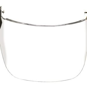 FACESHIELD, INDUSTRIAL, HELMET, FIREMEN'S, POLYARYLATE, 4 INCHES