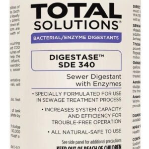 SEWER DIGESTANT, w/ENZYMES, DIGESTASE, 1.75 LB