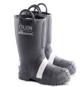 BOOTS, FIREMEN'S, RUBBER INSULATED FELT, LUG SOLE, NFPA 1971, WIDE, 12, MANUFACTURER: THOROGOOD SHOES WEINBRENNER, MODEL: WIDE,