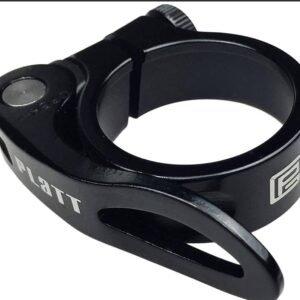 CLAMP, POST SEAT, BICYCLE, ALUMINUM, BLACK, 28.6 MM