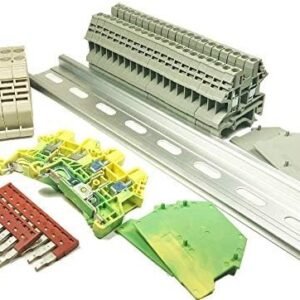 TERMINAL JUNCTION BLOCK, SECTIONAL, RAILMOUNT, 12 AWG, 600V, 20A