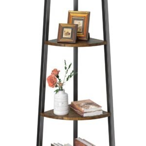 SHELF, STORAGE, (CORNER STAND), TAN