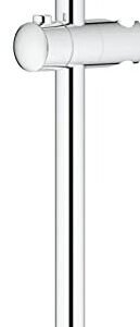 BAR, SHOWER, WALL MOUNT, CHROME, 3-3/16 X 7/8 X 24 IN