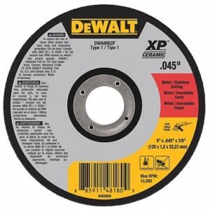 WHEEL, ABRASIVE, 46 GRIT, TYPE 1, CERAMIC