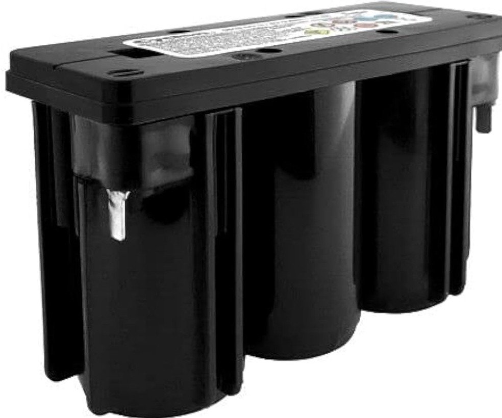 BATTERY, STORAGE, RECHARGEABLE, LEAD ACID, 6V, 2.5AH