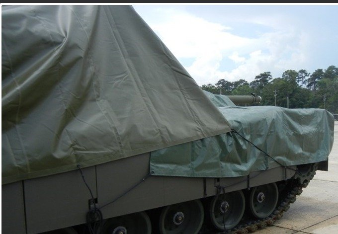 TARPAULIN, PLASTIC, MANUFACTURER: U S ARMY TANK AUTOMOTIVE COMMAND,