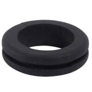 GROMMET BLANK, NONMETALLIC, PVC, BLACK, 20 MM