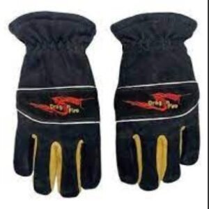 GLOVES, FIREFIGHTING, LEATHER/KEVLAR, NFPA, SMAL