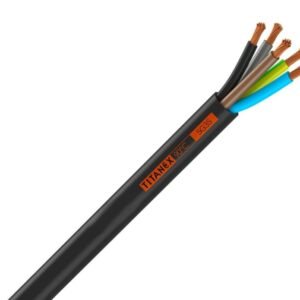 CABLE, POWER, ELECTRICAL, H07RN-F, BLACK, 5 CORE, 10 MM²