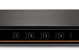 SWITCH, ELECTRONIC, KVM, DUAL MONITOR, HDMI 1.4, 4 PORT, 4K UHD, 240 VAC, MANUFACTURER: VERTIV,