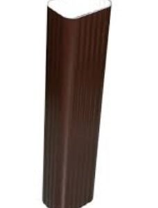 DOWNSPOUT, GUTTER, VINYL, BROWN, 2 X 120 X 3 INCHES