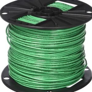 WIRE, ELECTRICAL, THHN, GREEN, 1 CORE, 12 AWG X 100 FEET