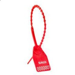 SEAL, PULL-TIGHT, STRAP, w/BARCODE, SECURITY, POLYPROPYLENE